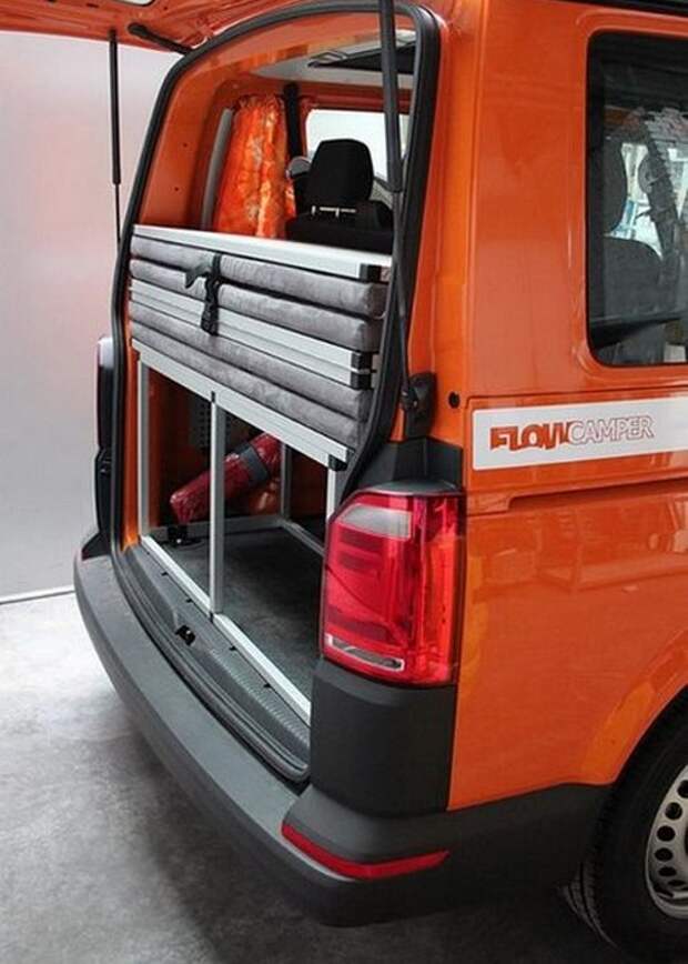 Задний багажник у Flow Camper. Задний багажник у Flow Camper.