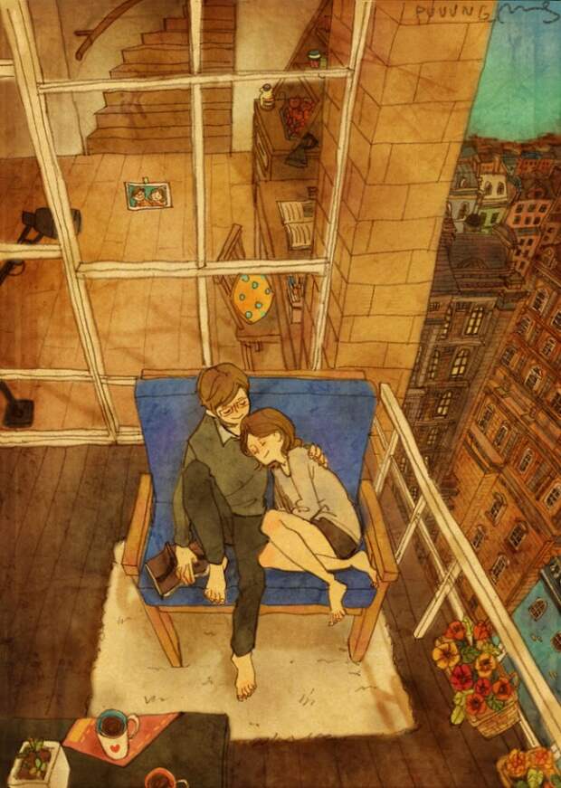 15699710-R3L8T8D-650-sweet-couple-love-illustrations-art-puuung-40__700