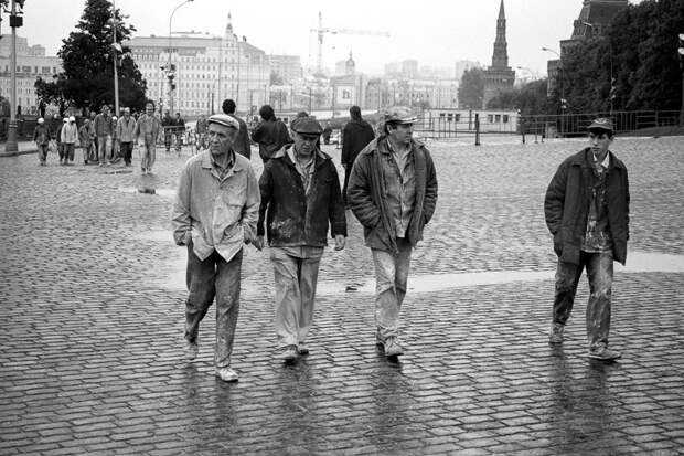 Прогулка по Москве 1995 года 90-е, москва, фотографии