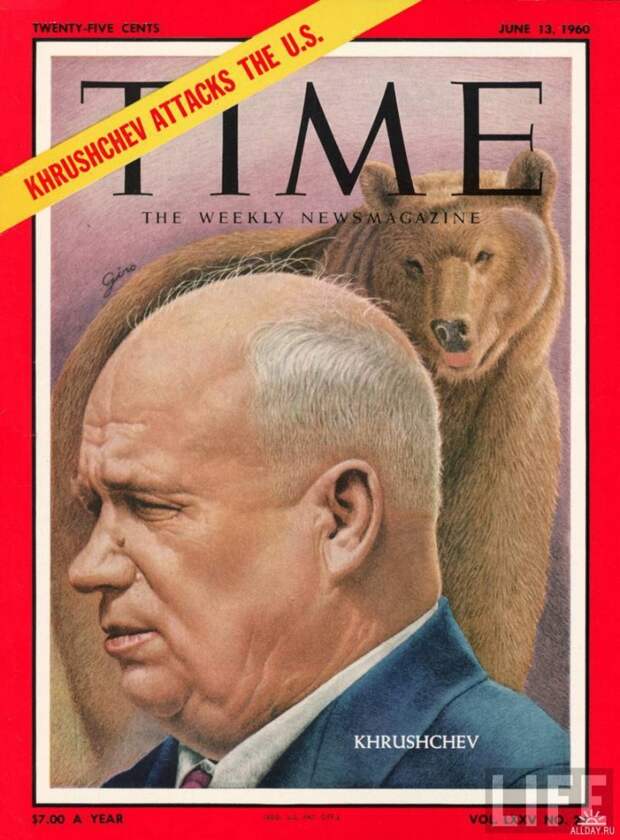 От Сталина до Путина: наши соотечественники на обложке Time