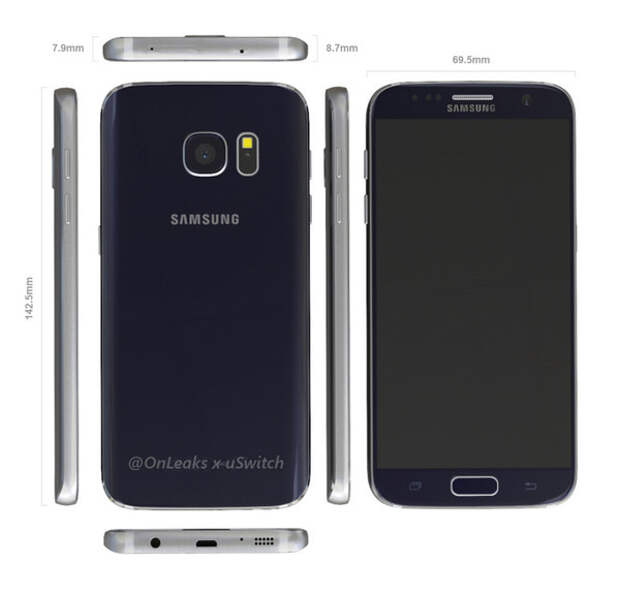 Рендер Samsung Galaxy S7