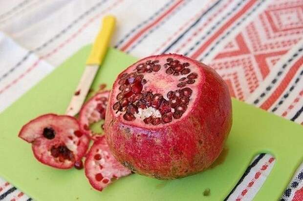 Как быстро очистить гранат