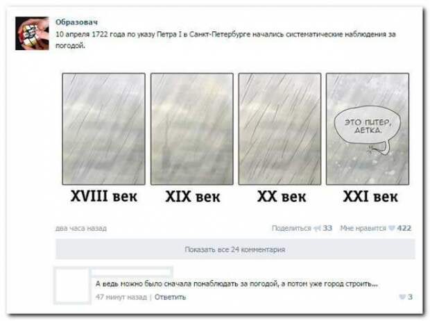 Смешные комментарии из социальных сетей