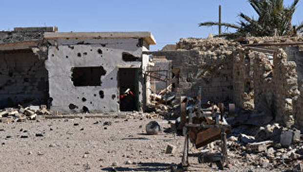 Разрушенный дом в сирийском городе Арак. Архивное фото