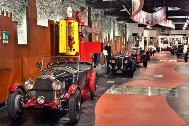 Автомобильный музей Mille Miglia в Брешии, Италия