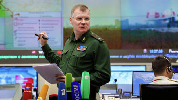Спикер Минобороны РФ Игорь Конашенков