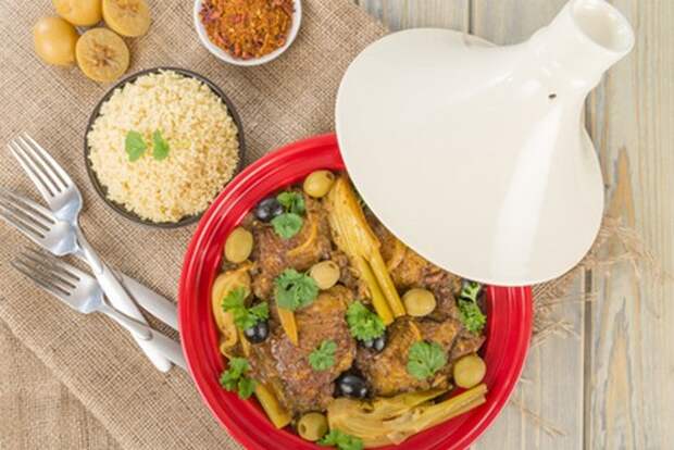 Экзотическая посуда для кухни, танжин Экзотическая посуда для кухни, танжин