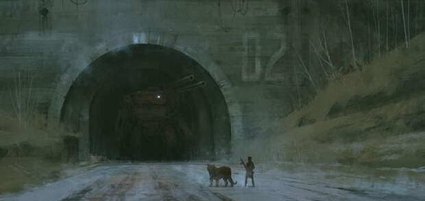 Война прошлого и будущего: картины Jakub Rozalski Война прошлого и будущего: картины Jakub Rozalski