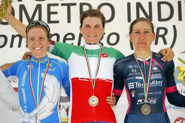 Elisa Longo Borghini (Wiggle High5) первая в гонке на время (фото: Bettini Photo)