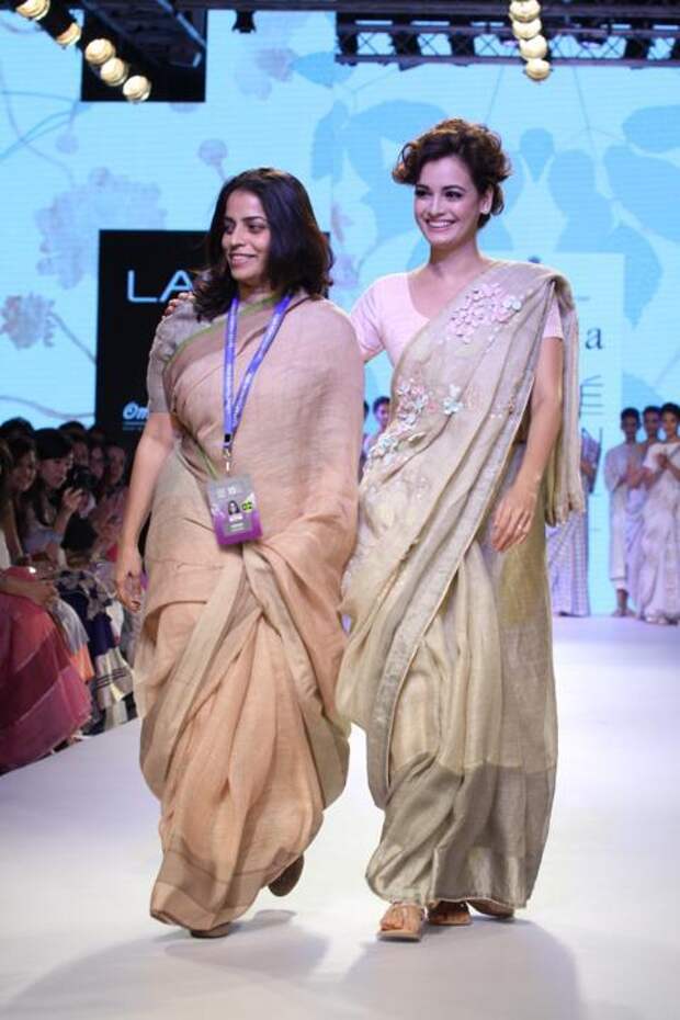 Anavila Misra & Dia Mirza LFW 2015