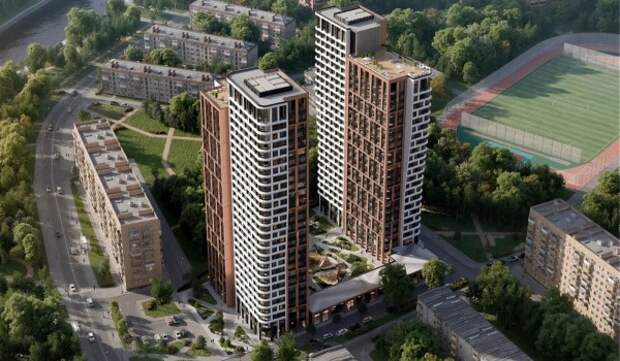 Монолитные работы начались в жилом комплексе на Лодочной улице