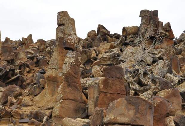 Фантастический Каменный лес Джаракудука. Учкудук, Узбекистан