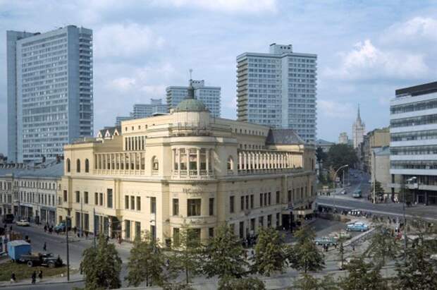 Вид на ресторан «Прага» в 1978 году.