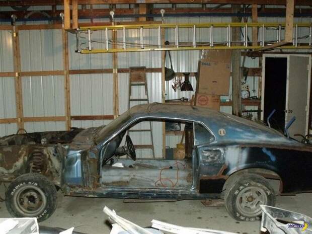 1969 Ford Mustang: от кучи ржавого мусора до тачки