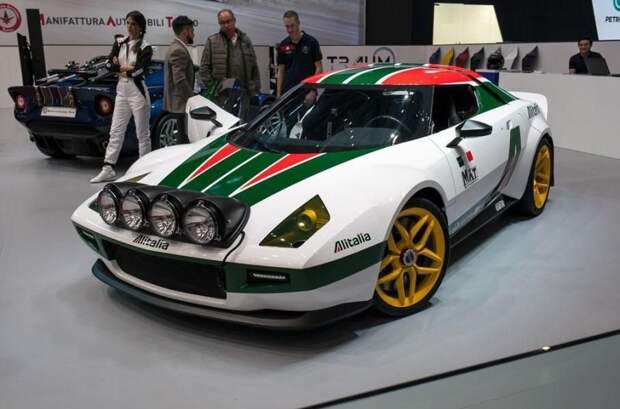Современная реинкарнация ралли-кара Lancia Stratos создана на основе Ferrari F430 авто, автовыставка, автодизайн, автомобили, женева, женева 2019, концепт