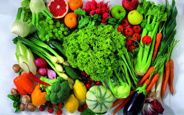 2. Яркие овощи и фрукты. правильное питание, продукты, стресс