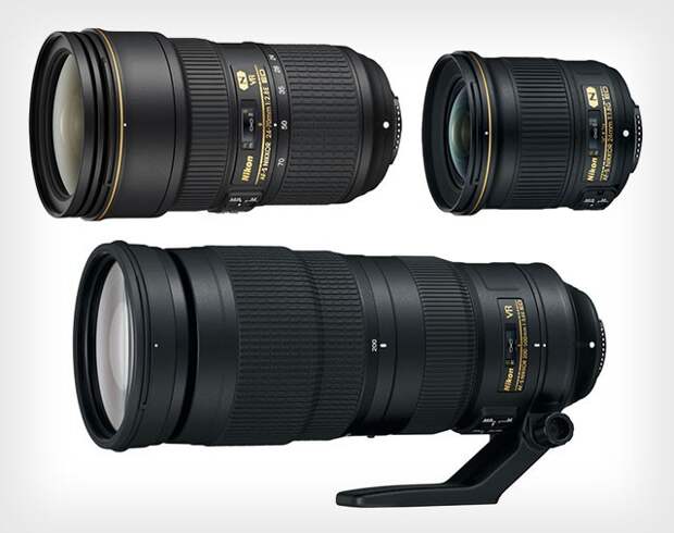 Новые объективы Nikon: NIKKOR AF-S 24-70мм F/2.8E ED VR, 24мм F/1.8G ED и 200-500мм F/5.6E ED VR