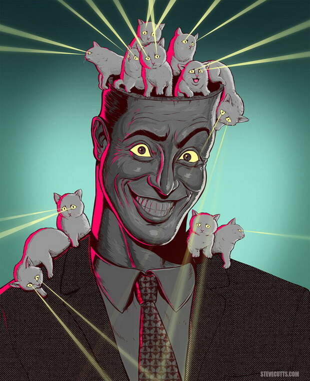 Сатирические иллюстрации Steve Cutts Сатирические иллюстрации Steve Cutts