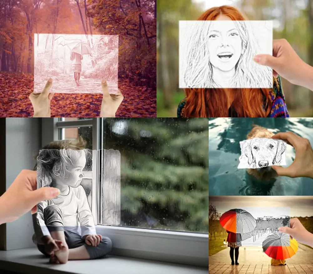 фотомонтаж фотографий. красивые коллажи. необычные фоторамки. идеи для коллажа в фотошопе. современный коллаж в фотошопе.