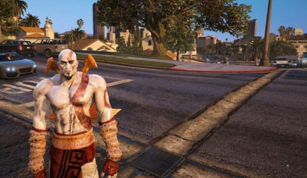 Журнал PC Gamer предложил владельцам ПК утолить жажду поиграть в God of War модом для GTA V