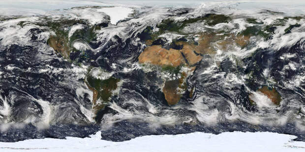 NASA ко Дню Земли показало лучшие снимки нашей планеты