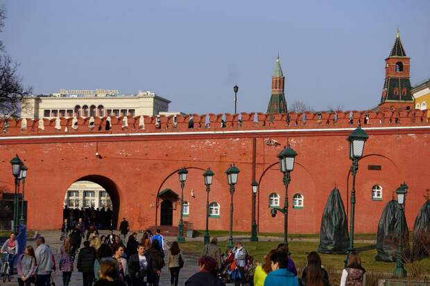 Троицкий мост москва кремль
