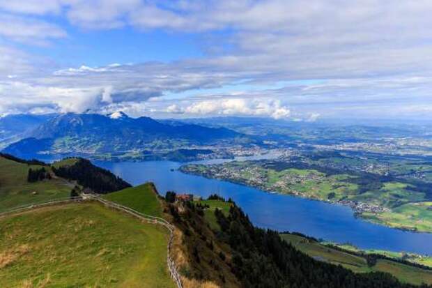 Lake Lucerne from Mount Rigi