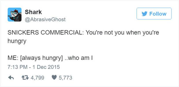 Funny Food Tweet