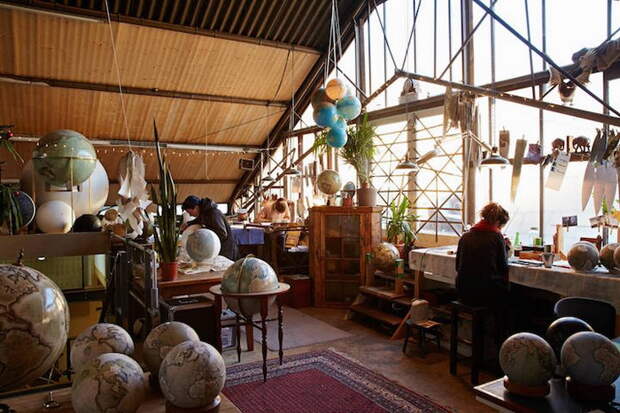 Мастерская компании Bellerby & Co. Globemakers