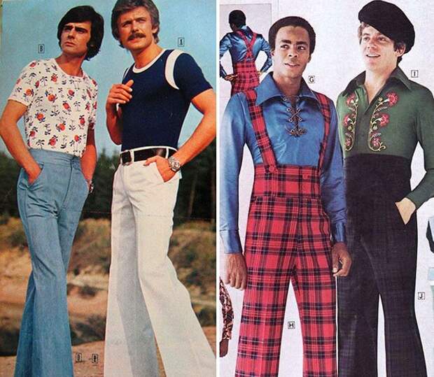 мужская мода 1970-х