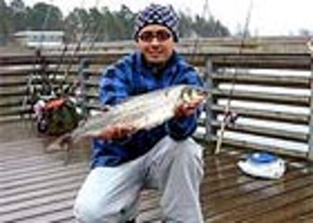 рыбалка на озере Финляндия