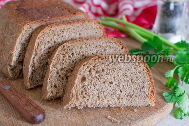 Фото Пшенично-ржаной хлеб с йогуртом в хлебопечке