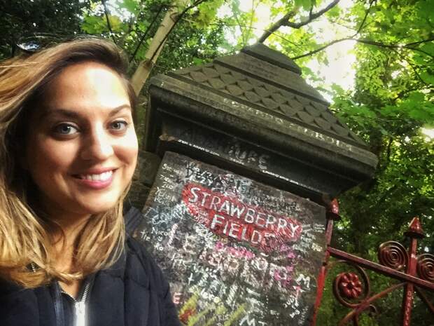 Kate at Strawberry Fields
