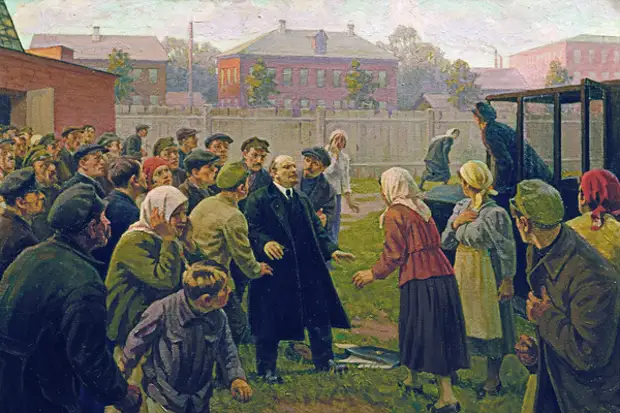 Никто и никогда не забудет имя − Ленин !