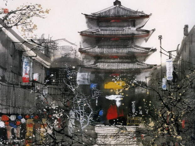 Пейзажи Liu Maoshan Пейзажи Liu Maoshan