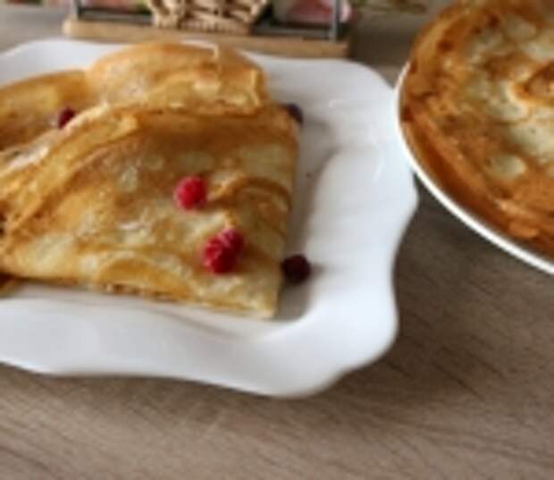 Вкусные блины на молоке