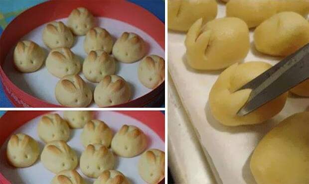 Пасхальное печенье кролики