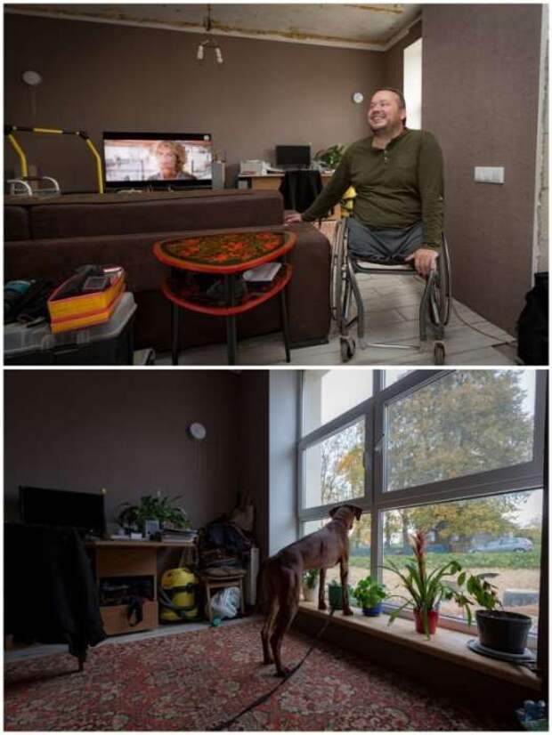 Мужчина на коляске превратил заброшенный магазин в жилой дом, обучаясь по роликам из ютуба
