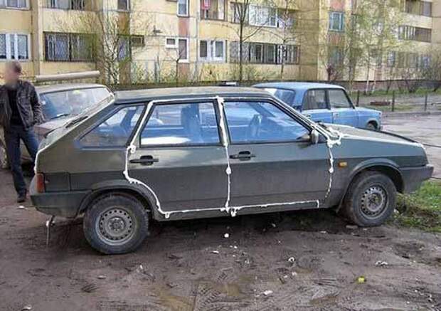 Месть за неправильную парковку авто, месть, парковка