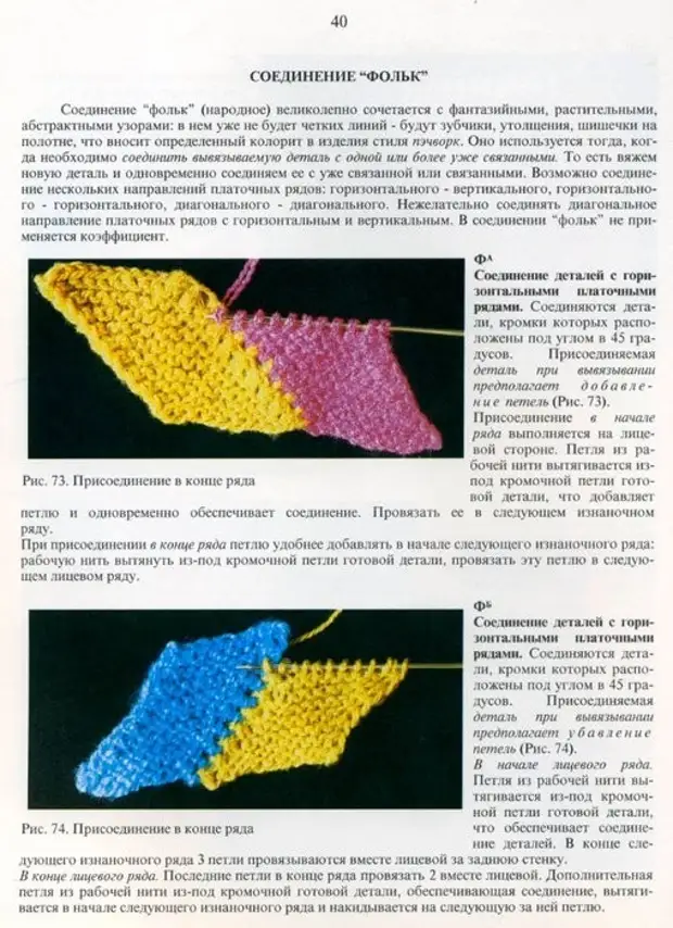 Шарф пэчворк спицами схема и описание