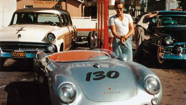 Джеймс Дин и Porsche 550 Spyder