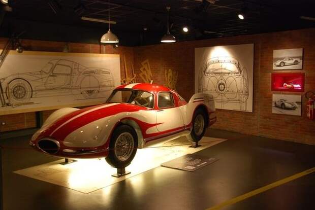 Прототип газотурбинного автомобиля Fiat 1954 fiat, газотурбинный двигатель, концепт, прототип, турбина