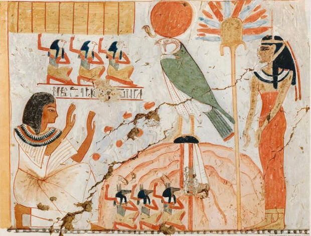 Древний Египет. Росписи из гробницы писца Нахта, Фивы. Новое царство, конец XV века до н.э.
