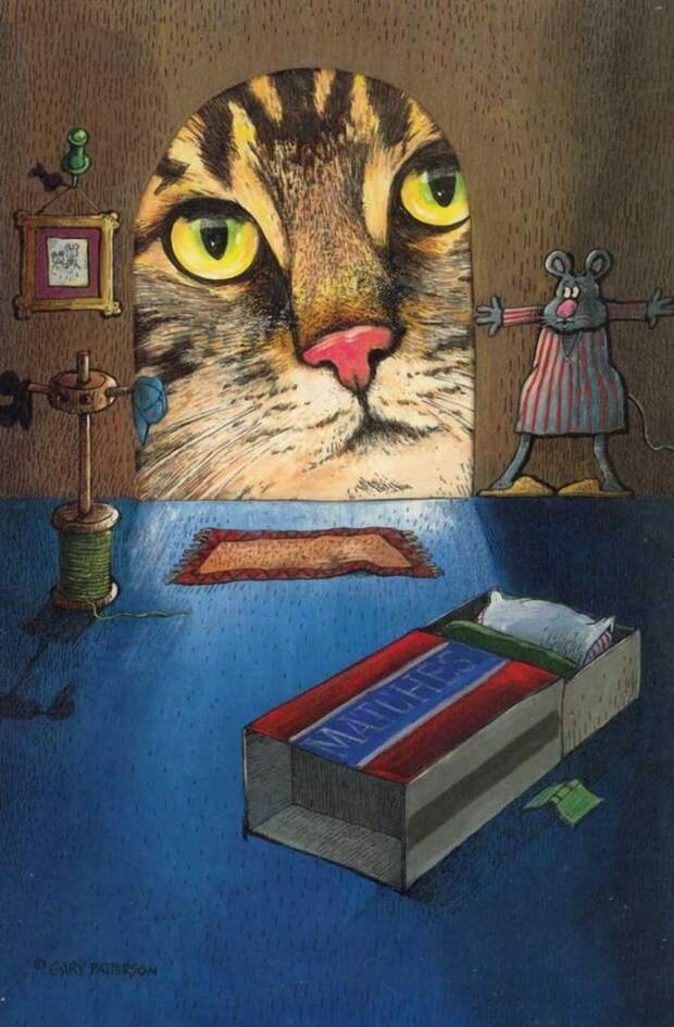 Коты-котики,теплые животики... Художник Гэри Паттерсон (Gary Patterson) (114 картинок)