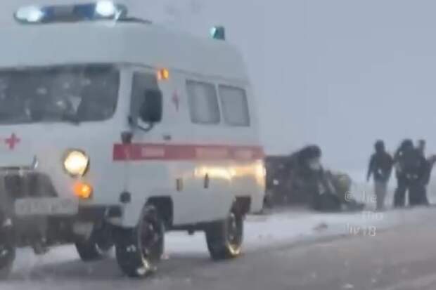 С места аварии под Покровкой госпитализированы два человека