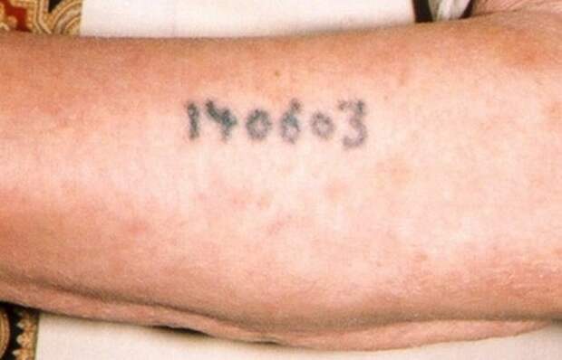 Принудительные татуировки Освенцима.
