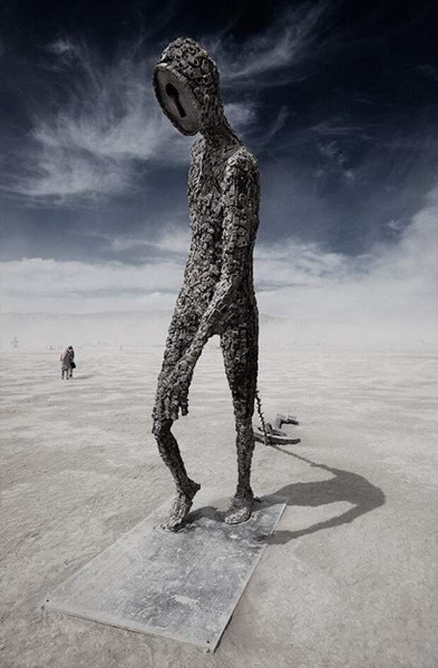 Необычный фестиваль «Burning Man»  в штате Невада. интеересное, сюрреализм, фестиваль