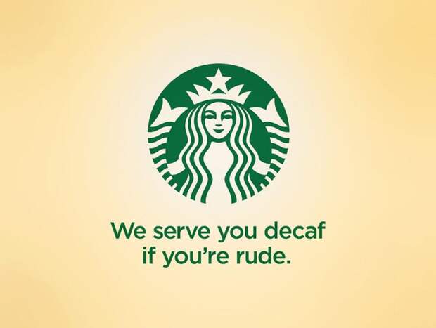 честные слоганы известных брендов strabucks