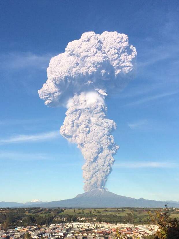 В Чили начал извергаться вулкан Кальбуко история, факты