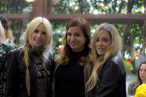 Pam & Gela with Rossana Vanoni at Fashion for Breakfast Cecconi's